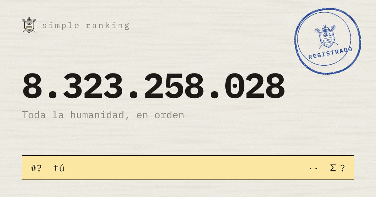 simpleranking.app